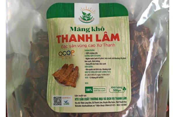 In tem nhãn măng khô giá rẻ, thiết kế theo yêu cầu