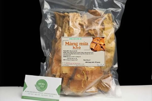 In tem nhãn măng khô giá rẻ, thiết kế theo yêu cầu