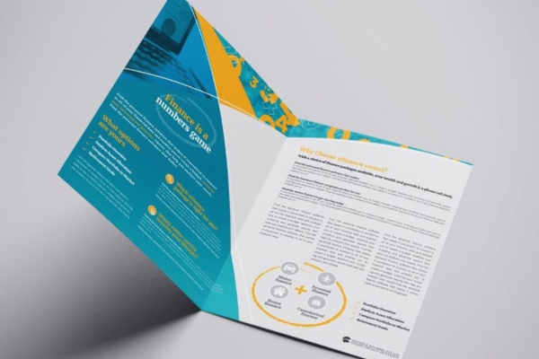 Mẫu tờ rơi a3 gập đôi đẹp mắt