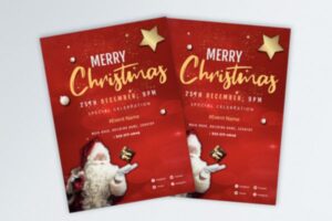 Mẫu tờ rơi noel đẹp, giá rẻ tại Hà Nội