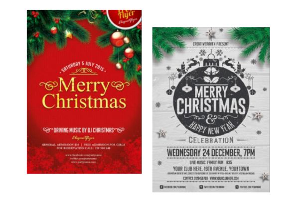 Mẫu tờ rơi noel đẹp, giá rẻ tại Hà Nội