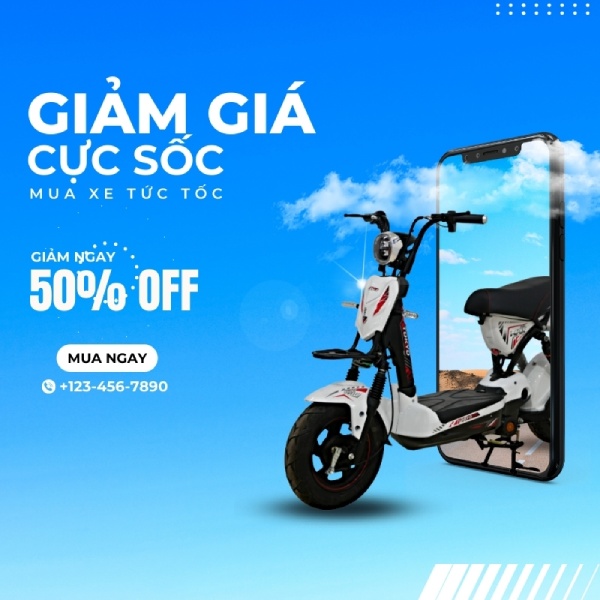 In Hoa Long nhận thiết kế và in ấn mẫu tờ rơi quảng cáo xe đạp điện số lượng nhiều