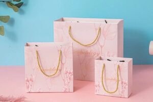 In Hoa Long nhận thiết kế và in ấn mẫu túi giấy màu hồng cao cấp