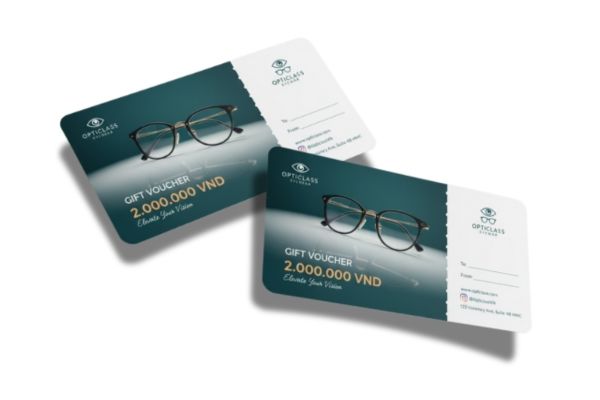 Mẫu voucher mắt kính giá rẻ, mẫu đẹp tại Hà Nội