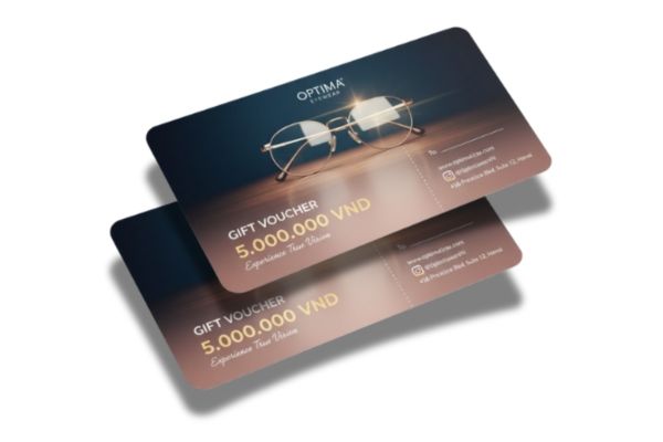 Mẫu voucher mắt kính giá rẻ, mẫu đẹp tại Hà Nội