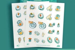 Mẫu sticker biển cả chất lượng cao