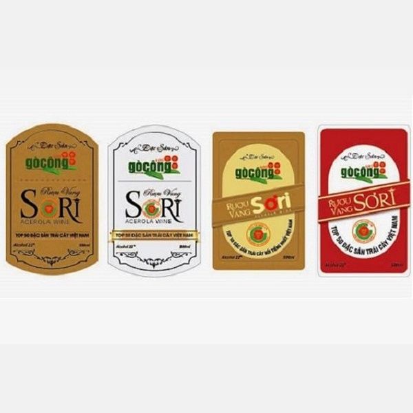 In tem nhãn rượu sâm giá rẻ, thiết kế theo yêu cầu