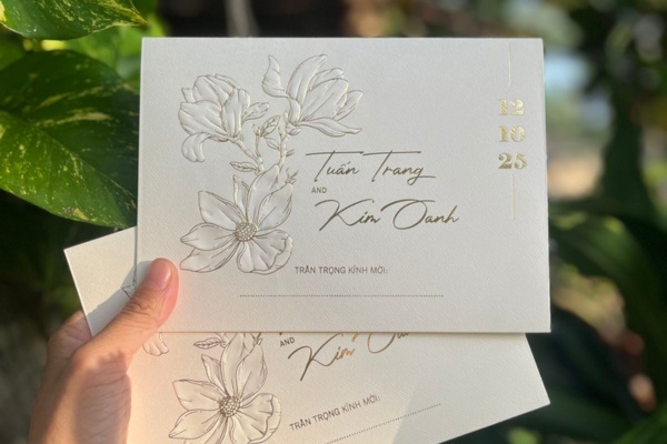 Thiệp cưới nên chọn màu gì ý nghĩa