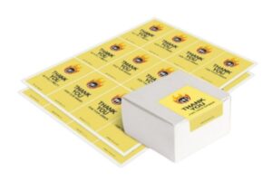 Top 50+ mẫu tem nhãn hình vuông đẹp mắt, nổi bật