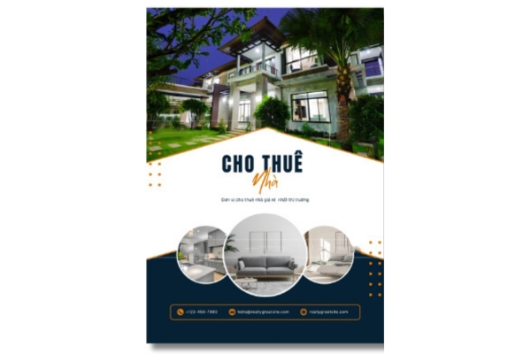 21+ Mẫu tờ rơi cho thuê phòng trọ đẹp, chuyên nghiệp