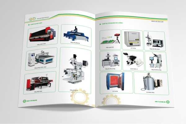 25+ Mẫu brochure thiết bị công nghiệp đẹp, chuyên nghiệp