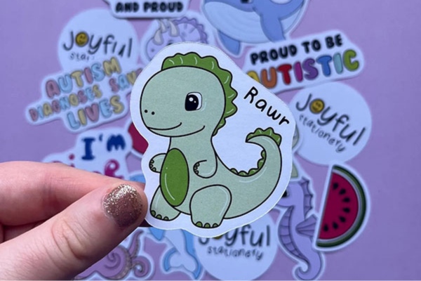 51+ Mẫu sticker khủng long cute, in đẹp mắt