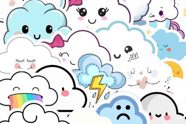 Bộ sticker đám mây đẹp, giá rẻ tại Hà Nội