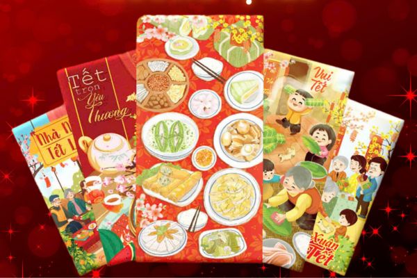 Bộ lì xì Hương Tết Việt theo yêu cầu tại Hà Nội