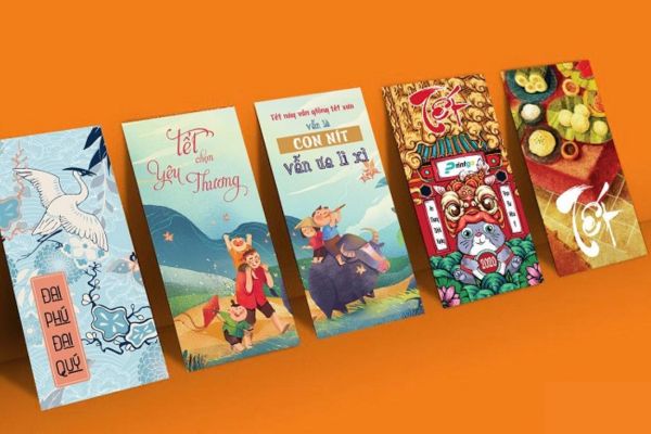 Bộ lì xì Hương Tết Việt theo yêu cầu tại Hà Nội