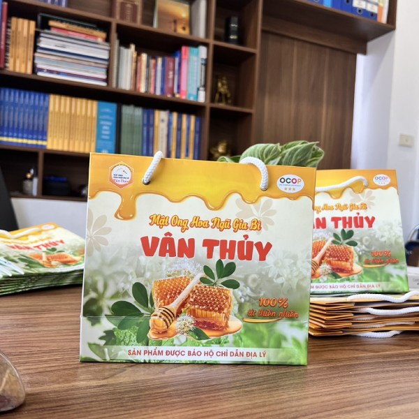 In Hoa Long nhận thiết kế và in ấn Bộ túi nông sản OCOP mật ong