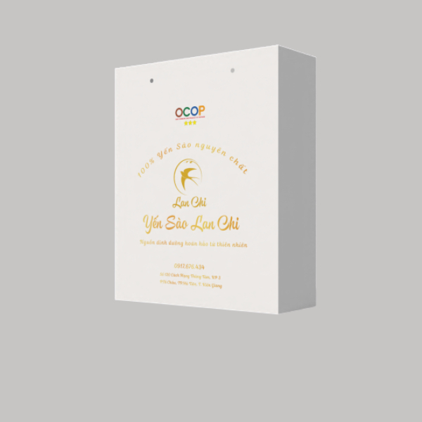 In Hoa Long nhận thiết kế và in ấn Bộ túi nông sản OCOP yến sào