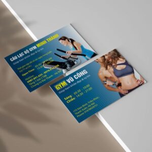 In card visit phòng gym theo yêu cầu tại Hà Nội