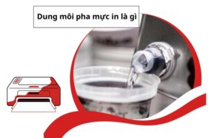 Dung môi pha mực in là gì? Phân loại và vai trò