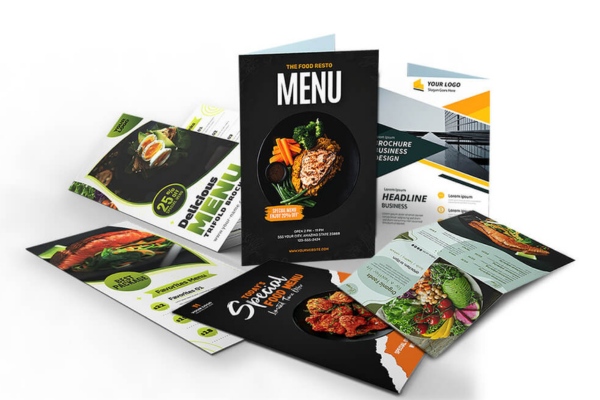 Hiểu rõ về mẫu brochure menu gấp đôi
