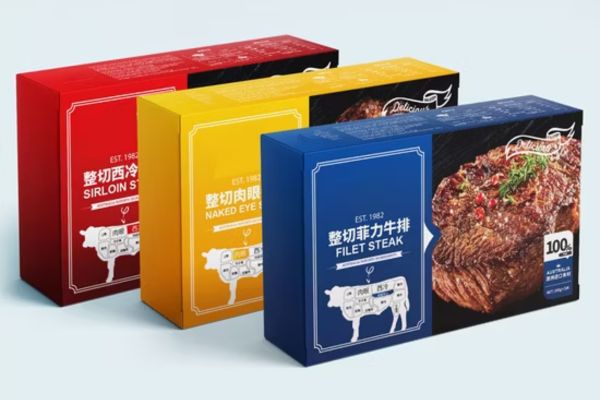 Hộp giấy đựng thực phẩm đông lạnh giá rẻ