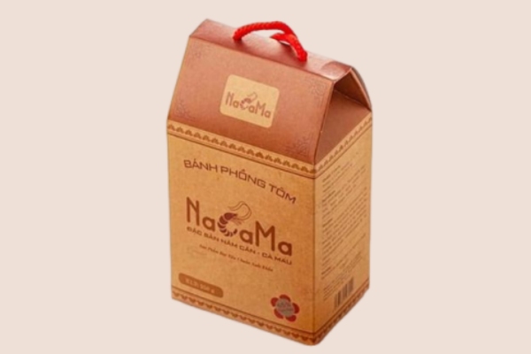 Hộp giấy kraft đựng bánh an toàn sức khỏe