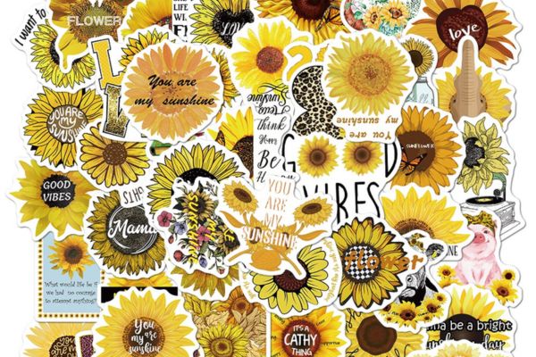 Bộ sticker hoa hướng dương đẹp, chất lượng cao