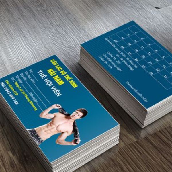 In card visit phòng gym theo yêu cầu tại Hà Nội