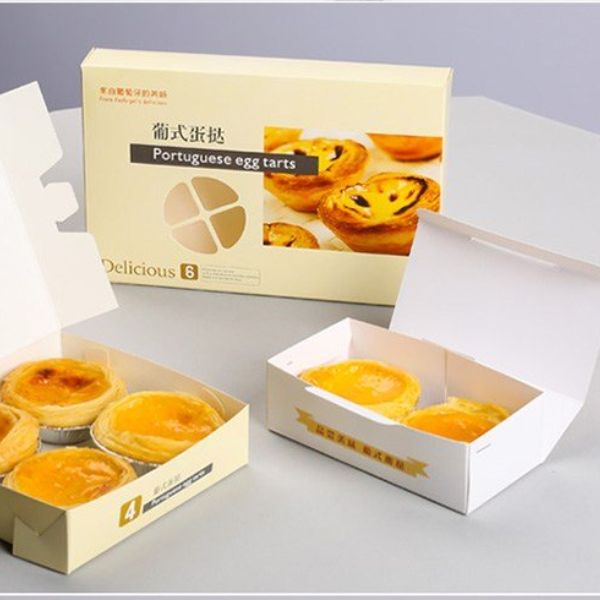 In hộp đựng bánh tart trứng giá rẻ, chất lượng cao