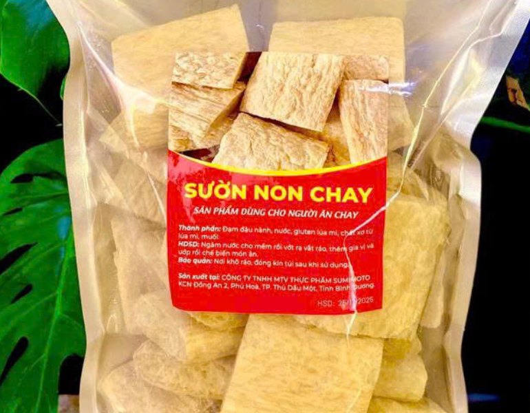 In tem nhãn dán đồ chay đúng quy định