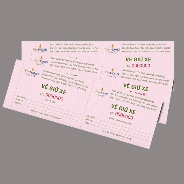 In Hoa Long nhận in thẻ giữ xe giá rẻ