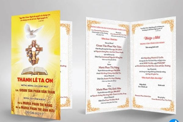 Mẫu thiệp mời lễ tạ ơn giá rẻ, chất lượng cao