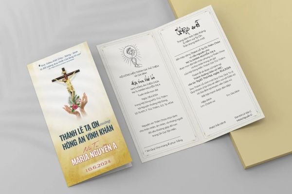 Mẫu thiệp mời lễ tạ ơn giá rẻ, chất lượng cao