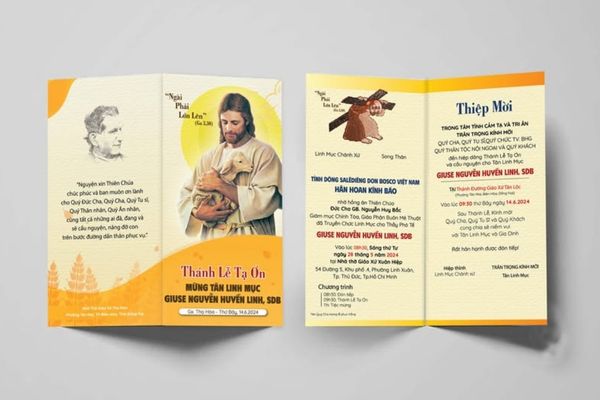 Mẫu thiệp mời lễ tạ ơn giá rẻ, chất lượng cao