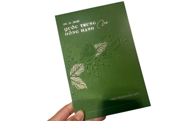 Kỹ thuật in thiệp cưới số lượng lớn