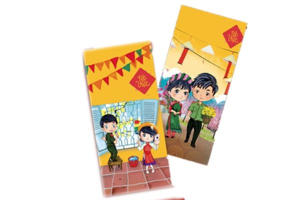 Mẫu bao lì xì công an giá rẻ, mẫu đẹp