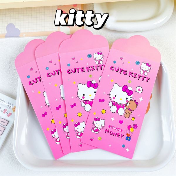 In lì xì hình Hello Kitty đẹp, thiết kế theo yêu cầu