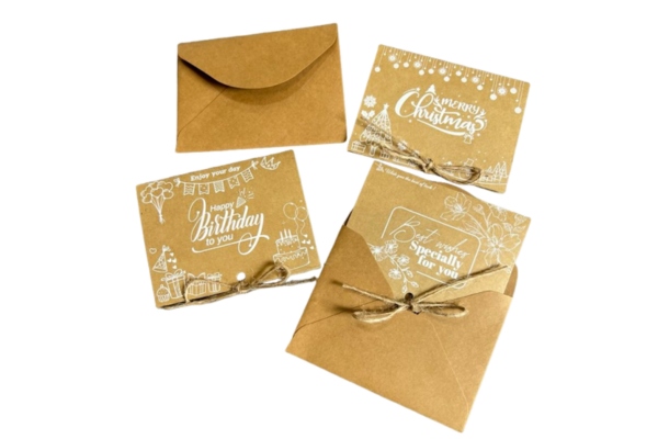 Mẫu bao thư vintage có sức hút riêng