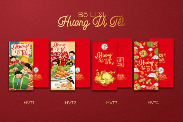 Bộ lì xì Hương Tết Việt theo yêu cầu tại Hà Nội