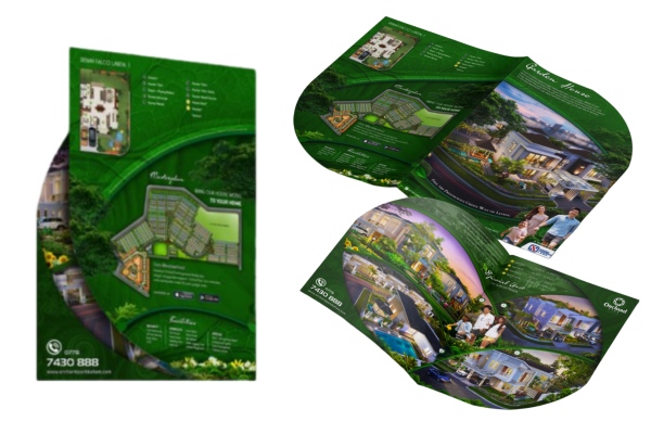 Thiết kế mẫu brochure nhà đẹp mắt
