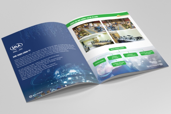 Mẫu brochure thiết bị công nghiệp ấn tượng