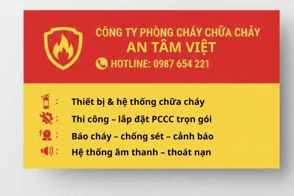 Mẫu card visit PCCC tạo sự khác biệt