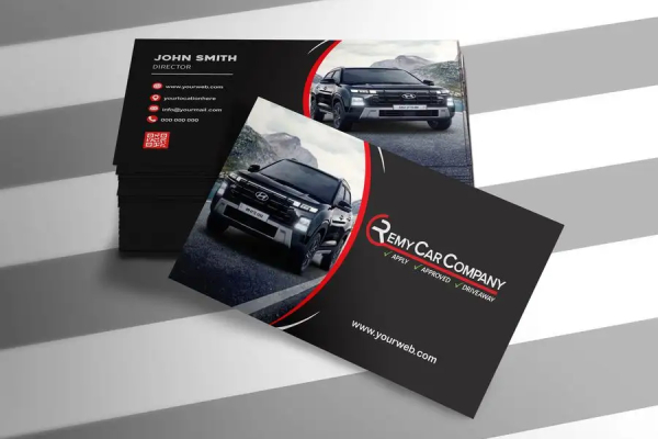 In Hoa Long nhận thiết kế và in mẫu card visit showroom sang trọng