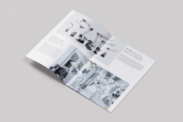 Thiết kế catalogue robot chuyên nghiệp thể hiện năng lực