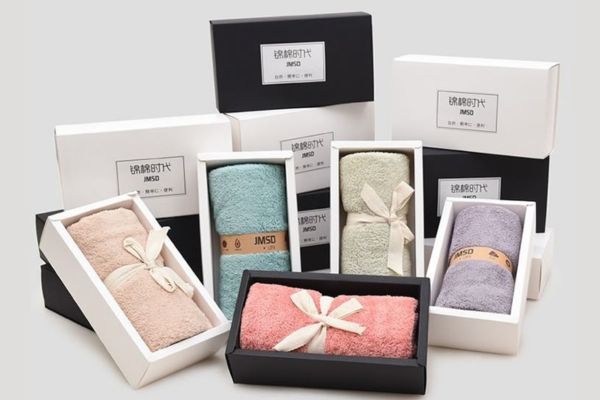 Mẫu hộp giấy đựng khăn tắm giá rẻ, thiết kế theo yêu cầu