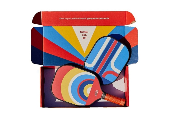 Mẫu hộp giấy đựng vợt pickleball đẹp, chuyên nghiệp