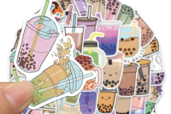 Mẫu sticker trà sữa giá rẻ, chất lượng cao tại Hà Nội