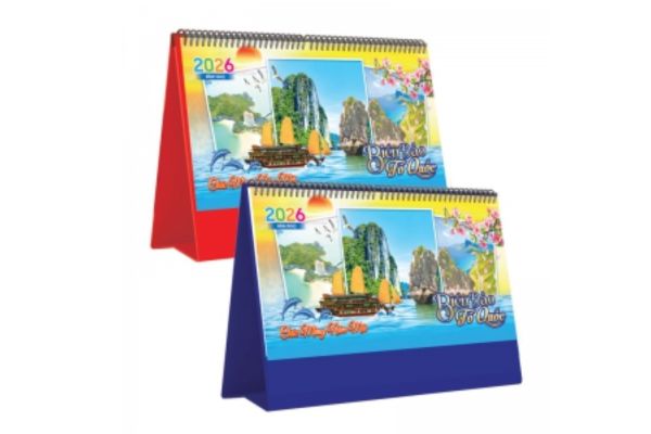 Mẫu lịch Tết biển đảo đẹp, chất lượng cao