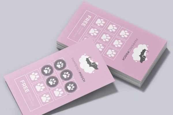 Mẫu phiếu tích điểm pet shop giá rẻ, chất lượng cao