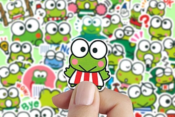 Mẫu sticker ếch xanh giá rẻ, chất lượng cao